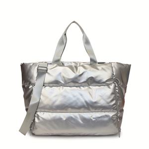 TEMU 대용량 여행 가방, 피트니스용 어깨 스트랩 포함, 젖은 물과 건조 물 분리 기능, 요가 및 수영에 적합, 요가 매트 보관 가능, 짧은 여행에 이상적