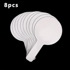 TEMU 6/8/10개 세트 데스크탑 지우개 가능한 답변판, 양면 재사용 가능한 쓰기 태블릿 핸들 포함, 홈용 다목적 화이트보드 및 낙서 메시지 보드, 교실, 가정 및 사무실에 적합