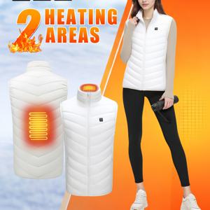 TEMU 여성용 스포츠 조끼, 듀얼 존 히터 기능으로 야외 활동 시 따뜻함 제공, USB , 선물용으로 완벽, 스타일리시한 디자인 (배터리 팩 미포함)