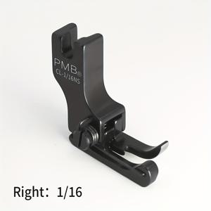 TEMU 부티크 블랙 티타늄 스틸 더블 스프링 고저압 발, 컴퓨터화된 플랫베드 특수 복합 칼라 설치 허리 압력 밝은 라인 압력 풋