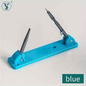 TEMU SHUYUSEWING SY-105 수동 조절 가능한 칼라 & 코너 터너 도구 - 스테인리스 스틸 & 플라스틱, 2가지 색상 (블루/블랙), 셔츠, 정장, 벨트 및 포켓 가장자리용 인체공학적 디자인 - 전문가 및 가정용 재봉틀, 의류 제작을 위한 정밀 맞춤형 도구, 현대적인 디자인, 내구성 있는 구조