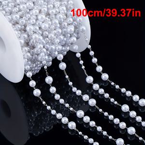 TEMU 1미터 3-8mm 눈금 구리 체인, 목걸이 팔찌 DIY 주얼리 만들기용