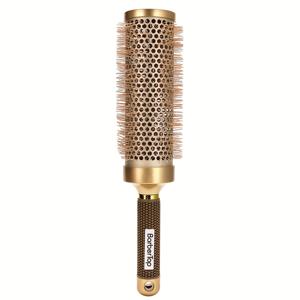 TEMU 알루미늄 튜브가 특징인, 전문가용 살롱 및 홈 스타일링에 적합한 원형 헤어브러쉬 (커리 헤어 빗 포함)