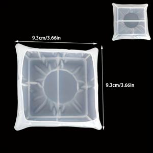 TEMU 주얼리 보관 트레이 & 캔들 홀더용 베개 모양 실리콘 몰드 - 장식 디자인의 이중 목적 데스크탑 정리함, 핸드메이드 공예용 귀걸이, 반지, 목걸이 제작 - 내구성 있고 세척 쉬운 홈 데코, 공예 정리 도구, 장식 공예용 재료