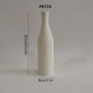 TEMU 노르딕 모던 화이트 아티스틱 기하학 세라믹 화병 장식, 거실 꽃꽂이, 수경재배 장미, 모란, 백합, 생화, 말린꽃, 인공꽃, 갈대, 토끼풀, , 금잔화, 프리저브드 플라워, 새해, 크리스마스, 추수감사절, 발렌타인데이, 부활절 장식, 결혼식 파티 장식 화병, 식탁, 거실, 침실, 현관, 홈 오너먼트, 쇼룸 샘플룸 장식, 사계절 적합