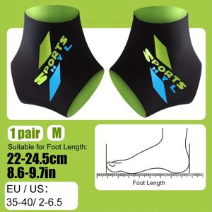 TEMU 1쌍 - 얇은 탄성 압박 스포츠 발목 보호대, 통기성 좋은 오픈힐 디자인의 편안한 발목 슬리브, 농구/러닝/테니스/일상/피트니스용 남녀공용, 블랙/그린|운동화|러닝화