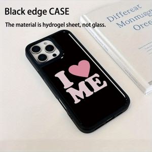 TEMU 폰 케이스: 에폭시 수지 소프트 쉘 도금 낙하 방지 폰 케이스 블랙 파우더 