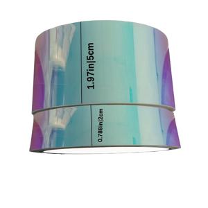 TEMU 2롤 다양한 사이즈 발광 컬러 테이프 | 형광 무대 위치 스티커, DIY 장식 발광 스트립, 방수 반사 경고 테이프