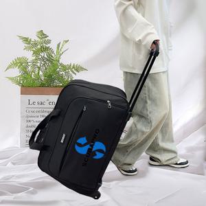 TEMU 1개 Scubapro 대용량 경량 여행 가방 - 튼튼한 트롤리 포함, 넉넉한 더플러지, 비즈니스/휴가/캠핑/헬스용 - 내구성 있는 폴리에스터 캐리어 체크인 수화물 - 여행자에게 이상적인 할로윈 생일 선물, 여행용 짐, 캠핑 장비, 세련된 디자인, 견고한 바퀴, 자주 여행하는 사람들을 위한 현대적인 짐, 고품질 원단, 비즈니스 전문가용