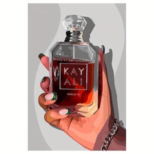 TEMU 2D 플랫, 2D 플랫, 2D 플랫 무금 스타일리시 캔버스 벽 포스터 - 12X18인치, 스타일 프린트, 팔찌, 목걸이, 가방 및 향수병 디자인, 생생한 색상으로 홈 데코, 여성 방을 위한 모던 아프리카 아트