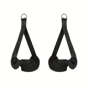 TEMU 인체공학적 블랙 PP 그립 - 저항 밴드, 풀다운 머신, 래트 풀다운 호환 - 미끄럼 방지 풀업 바, 헬스용 웨이트 트레이닝 핸들, 전문 피트니스 장비 (설치 포함)