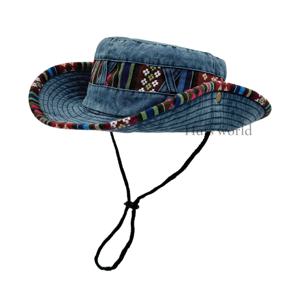 TEMU 1개 민족 스타일 빈티지 어부 모자, 다용도 패션 버킷햇, 남녀 공용, 해변 및 야외 여행에 완벽, 이상적인 선물 선택|벙거지모자