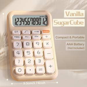 TEMU 에스테틱 캔디 계산기, 휴대용 미니 계산기, 학교 사무실 책상용, 학생, 여성, 전문가를 위한 독특한 선물 아이디어|계산기