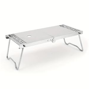 TEMU 컴팩트 캠핑 테이블, 휴대용 스테인리스 스틸 조리 테이블, 하이킹, 피크닉 및 백패킹용 소형 테이블|캠핑테이블