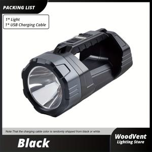 TEMU 강력한 휴대용 랜턴, 태양광 & USB 충전식 손전등, 휴대용 토치, 배터리 잔량 표시기가 있는 작업등, COB 사이드 라이트, 휴대폰 충전 기능이 있는 낚시등, 캠핑, 낚시, 수리 및 야간 조명에 이상적|캠핑랜턴