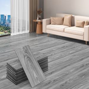 TEMU 나무결 디자인의 45개 자체 접착식 바닥 타일 세트. 크기는 15cm x 40cm이며, IXPE 재질로 제작되어 두께는 1.5mm입니다. 이 바닥 스티커는 가정 장식에 이상적이며, 떼어내어 붙이는 것이 용이하며, 내구성이 뛰어나며 마모에 강합니다.