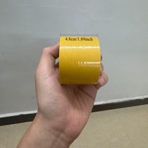 TEMU 10미터 커튼 짧게 하는 테이프 1롤 - 다용도 접착식, 편리한 롤 포장, 커튼, 바지, 옷에 적합, 내구성 있고 오래가는, 직물 소재, 밝은 노랑, 홈 데코 및 공예에 이상적, 공예 테이프 | 생동감 있는 테이프 | 튼튼한 접착제, 커튼 짧게 하는 테이프