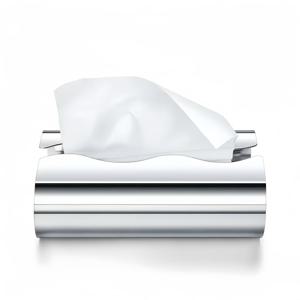 TEMU 스테인리스 스틸 거울형 골판지 티슈 케이스 | 가정 주방, 욕실, 호텔 데스크탑 장식 및 수납용 직사각형 냅킨 디스펜서