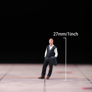 TEMU 사무실 장면을 위한 1/64 스케일 미니어처 남성 피규어 (수트), 모델 미니어처, 블라인드 박스 수집품, 자동차, 서재 및 사무실 데스크탑 장식품, 기차, 건축 및 장난감 컬렉션을 위한 작은 추가품