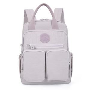 TEMU 여성용 대용량 나일론 백팩 - 노트북 수납공간, 조절 가능한 스트랩 & 멀티포켓 여행 가방 - 소프트 캐주얼 데이팩, 대학, 출퇴근용|노트북가방