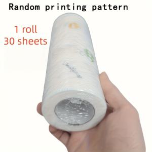 TEMU 30장/롤 - 두꺼운 다목적 주방 타월 롤 - 세탁 가능, 재사용 가능, 기름기 없음, 눌러붙지 않음, 주방, 욕실, 침실에 이상적 - 다기능 가정용 청소천, 주방 타월