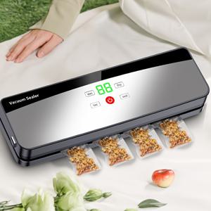 TEMU USB 전원 진공 포장기 (포장 백 10개 포함) - 고화질 디스플레이, USB 충전, 신선도 유지, 주방 및 가정용 소형 자동 진공 포장기 - 생일, 크리스마스 등 선물로 완벽