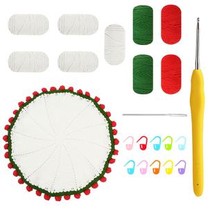 TEMU 코바늘 담요 세트 1세트 - 수제 장미 및 민들레 부케 담요 | 실, 코바늘, 단계별 비디오 튜토리얼 포함 재료 패키지 - 핑크/화이트/올 시즌에 적합한 니트 숄 선물 (어버이날, 발렌타인데이)