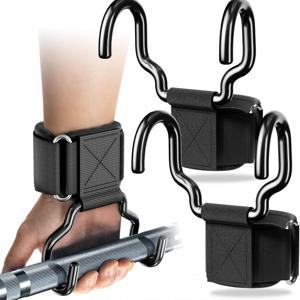TEMU 2개 세트 웨이트리프팅 훅, 그립 지원, 싱글 및 더블 바 피트니스 지원 훅, 트레이닝 손목 스트랩 장갑, 그립 지원 훅, 피트니스 지원 장갑, 데드리프트 및 풀업에 적합 - 패딩 손목 스트랩 지원 제공. 헬스용 헤비듀티 파워리프팅 벨트, 남녀 공용 데드리프트, 풀업 및 파워리프팅에 적합, 풀업 보조,강화 패딩,강화된 스티칭,강도 운동선수|헬스장갑