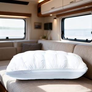 TEMU 5성급 호텔 퀄리티 베개 - 깊은 수면 목 지지, 부드러운 코어, 폴리에스터 커버, 홈 및 RV 침실에 완벽, RV 베개, RV 침구 | 모던 베개 디자인 | 침대 베개, 훌륭한 크리스마스 선물, 인체공학적 디자인, 부드럽고 내구성 있는 소재, 침실 필수품,아늑한 침구,현대적 디자인,고품질 커버,통기성 원단,편안한 수면,선물 구매자,호텔 손님