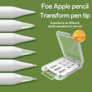 TEMU 애플 펜슬 펜슬 프로/1세대 & 2세대 호환 교체용 팁 - 내구성 강한 리필 가능한 펜 팁 (전자 부품/보드 미포함) - 애플 펜슬 용 필기 및 드로잉 액세서리