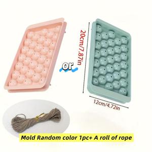 TEMU 포도 클러스터 비누 만들기용 원형 플라스틱 비누 몰드 세트 (상자, 뚜껑 몰드, 끈 1롤 포함). 포도 클러스터 비누 제작을 위해 설계되었으며 재사용 가능하고 내구성이 뛰어난 플라스틱으로 제작된 비누 레진 석고 공예 키트입니다.