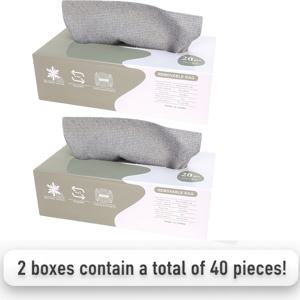 TEMU 40개입 초대형 게으른 청소용 천 - 다용도 습식 & 건식 주방 타월, 20cm 사각 풀아웃 극세사 천 (식기 세척, 가구 닦기, 차량 내부 청소용) - 크리스마스 & 새해 선물, 식기 걸레 & 행주|물티슈