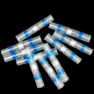 TEMU 100개 열수축 납땜 슬리브 - 퀵 커넥트가 있는 강력한 전기 터미널, 16-14AWG - 보트, , 자동차, 트럭, RV, 차량 배선용, 내구성 있는 구조, 보트 배선용, 고품질 재료, 자동차 배선