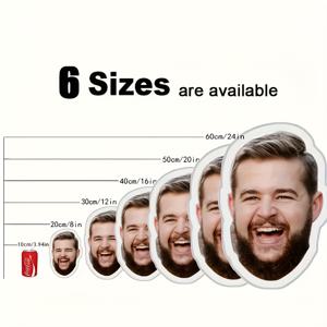 TEMU 1개 맞춤형 사진 베개 - 당신이나 반려동물의 초상화 인쇄 - 양면 인쇄 - 홈 데코, 크리스마스, 발렌타인데이, 기념일 선물용 부드러운 쿠션 - 손세탁 전용 - 거실, 침실, 소파에 적합 - 전원 불필요 - 완벽한 맞춤형 기념품, 휴일 장식, 캐주얼 스타일, 편안한 소재, 휴일 쇼핑 필수품, 스타일,내구성 있는 원단|쇼파쿠션