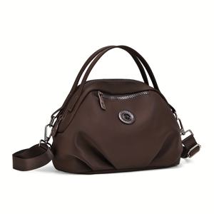 TEMU 여성 빈티지 크로스바디 백, 다기능 대용량 통근 가방, 스타일리시하고 고급스러운 숄더백