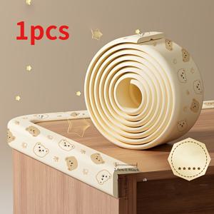 TEMU 곰돌이 만화 패턴 캐비닛 문 코너 보호대 | 부드러운 직각 디자인, 테이블, 캐비닛, 침대 옆 테이블을 위한 다용도 안전 커버 | 모서리 보호, 이상적인 안전 엣지 스티커