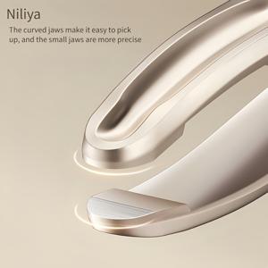 TEMU 1개 전문가용 슬란트 팁 트위저 - 눈썹, 얼굴 털, 콧수염용 정밀 무통 제모 도구, 미끄럼 방지 그립, 짧은 수염 정리 및 눈썹 정리 - 남성 및 여성용, 내구성 있는 미용 도구