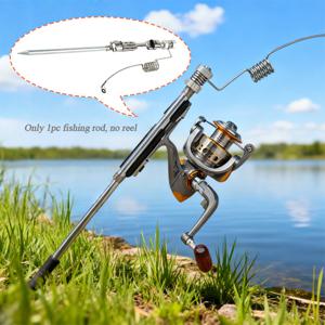 TEMU 전문가용 자동 자동 후킹 낚싯대 - 헤비듀티 메탈 스프링, 핸즈프리 잉어 & 메기 수렵, 중간 파워 라인, 별도의 준비물 필요 없음, 강, 호수, 운하용 - 솔로 낚시꾼에게 이상적