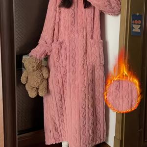 TEMU 여성용 편안한 수면 드레스|가을원피스