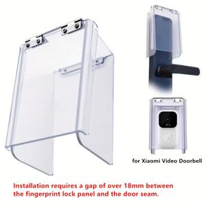 TEMU 스마트 잠금장치 및 키패드용 방수 커버 - 액세스 컨트롤 시스템, 도어 인터콤 및 키패드를 위한 범용 보호막|인터폰