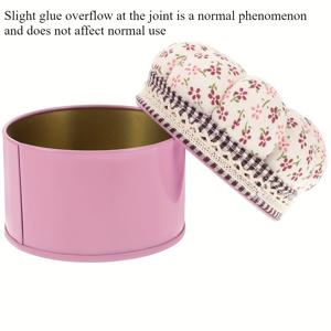 TEMU 1개 호박 모양 바늘 쿠션 - 핑크 & 화이트 꽃, 그린 잎, 블랙 & 화이트 체크 테두리 플로럴 디자인, 홈 DIY 재봉, 공예, 바늘 작업 보관에 이상적, 재봉 액세서리|플로럴 패턴|장식용 바늘 쿠션, 재봉 용품