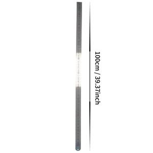 TEMU Asaki 산업용 등급 듀얼 스케일 자 1000mm/39.37in | 고품질 대형 사이즈 인치/센티미터 측정 도구, 내구성 강철, 측정 정확도, 학생 드래프팅, 가정/사무실 및 산업 기술자 사용에 적합