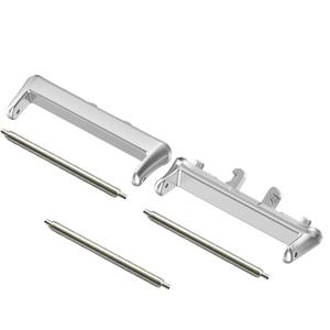 TEMU 삼성 갤럭시 Fit 3 스마트워치용 시계 스트랩 커넥터, 메탈 어댑터 및 교체 핀 포함, 블랙, 실버, 로즈 골드 색상 중 3가지 선택 가능 – 간편한 밴드 교체를 위한 튼튼한 추가 장치