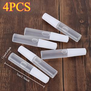 TEMU 4개입 정밀 페인팅 접착 브러쉬, 0.2oz 투명 플라스틱 병 (미세 팁), 자수, 십자수, 주얼리 제작, 아트, 수공예, 정밀 작업용 프로젝트 도구로 적합