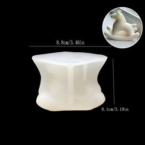 TEMU 레진 실리콘 몰드 | 말 피규어 디스플레이 스탠드, 에폭시 레진 장식품 몰드, 크리스마스 양초 제작 몰드, 홈 데코 공예품, 콘크리트 몰드 - DNEJIU