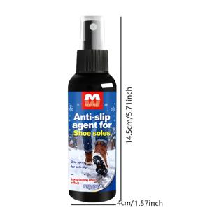 TEMU 100ml 다기능 미끄럼 방지 스프레이 | 신발, 장갑, 스포츠 장비 (배구, 등반)용 빠른 효과 강화제 - 강력한 접착 마찰력, 신발 미끄럼 방지 강화제