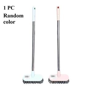TEMU 1 인체공학적 핸드헬드 바닥 브러쉬 | 욕실, 주방, 거실 바닥 및 벽에 적합, 강한 솔, 플라스틱 재질
