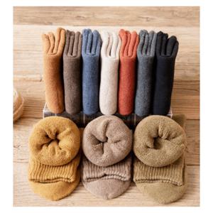 TEMU 한겨울에도 따뜻한 2중직 보온발열 장목양말 8켤레,보카시 보온발열장목양말,여성겨울양말,따뜻한양말