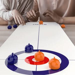 TEMU 모임필수품 테이블 미니 아이스 컬링 보드게임