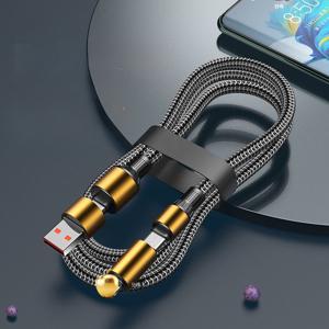 TEMU USB-C to USB-C 케이블 240W PD 고속 충전 Type-C 4IN1 충전 케이블 (, 화웨이, 샤오미 호환) 멀티 다중 어댑터 코드 3-IN-1 휴대폰 태블릿용 미니 USB 충전 케이블 발광 고속 충전 케이블